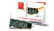 LSI00263 / SLP-300 Acceleration Card - LSI Warp Drive PCI-Exp x8 Gen2 SSD 300GB Acceleration Card