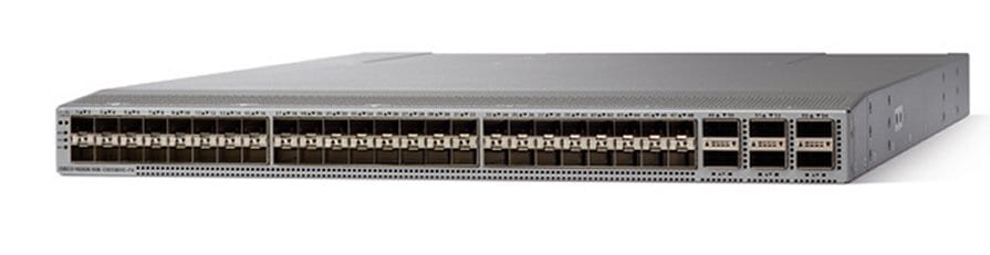Cisco N9K-C93180YC-FX Refurbished — 48p 25G SFP + 6p 100G QSFP28 Switch