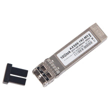 Cargar imagen en el visor de la galería, 10 Gigabit SFP+ LC Multi-Mode Transceiver, 10GBASE-SR Module for Cisco SFP-10G-SR, Meraki MA-SFP-10GB-SR, Ubiquiti UF-MM-10G, Mikrotik, D-Link, Supermicro, (850nm, DDM, 300m)-FoxTI