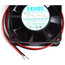 Load image into Gallery viewer, 1pc NMB DC Fan 2410ML-04W-B40 6x6x2.5cm 12V 0.22A 4550rpm 19.4cfm 31dBA Cooler-FoxTI