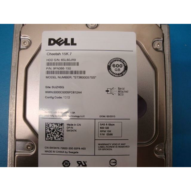 Disco DELL 9FN066-150 600GB 15K 3.5" 6Gb/s 16MB FW: ES66 - MFerraz Tecnologia