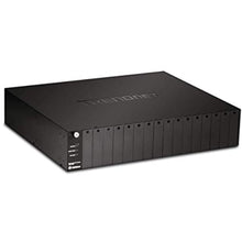 Cargar imagen en el visor de la galería, TRENDnet 16-Bay Fiber Converter Chassis System, Hot Swappable, Housing for up to 16 TFC Series Media Converters, Fast Ethernet RJ45, RS-232, SNMP Management Module, Lifetime Protection, TFC-1600 - MFerraz Tecnologia