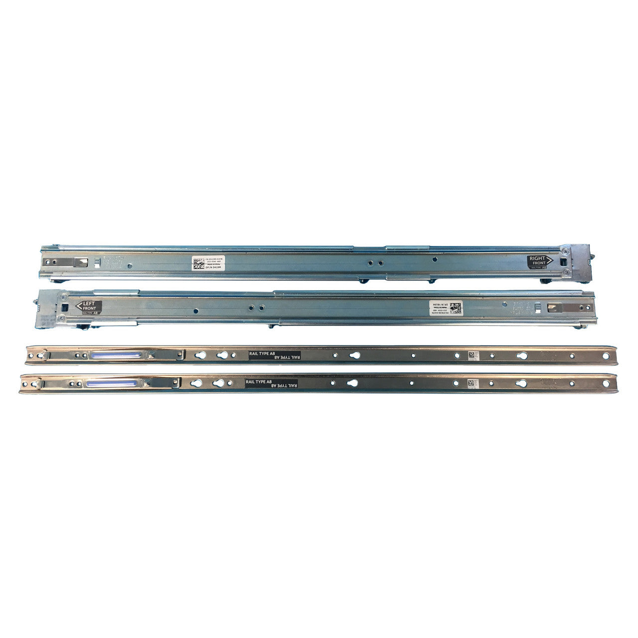 Rieles 53D7M 053D7M 1U Server Rack Rail Kit R230 R420 R620 R630 R640