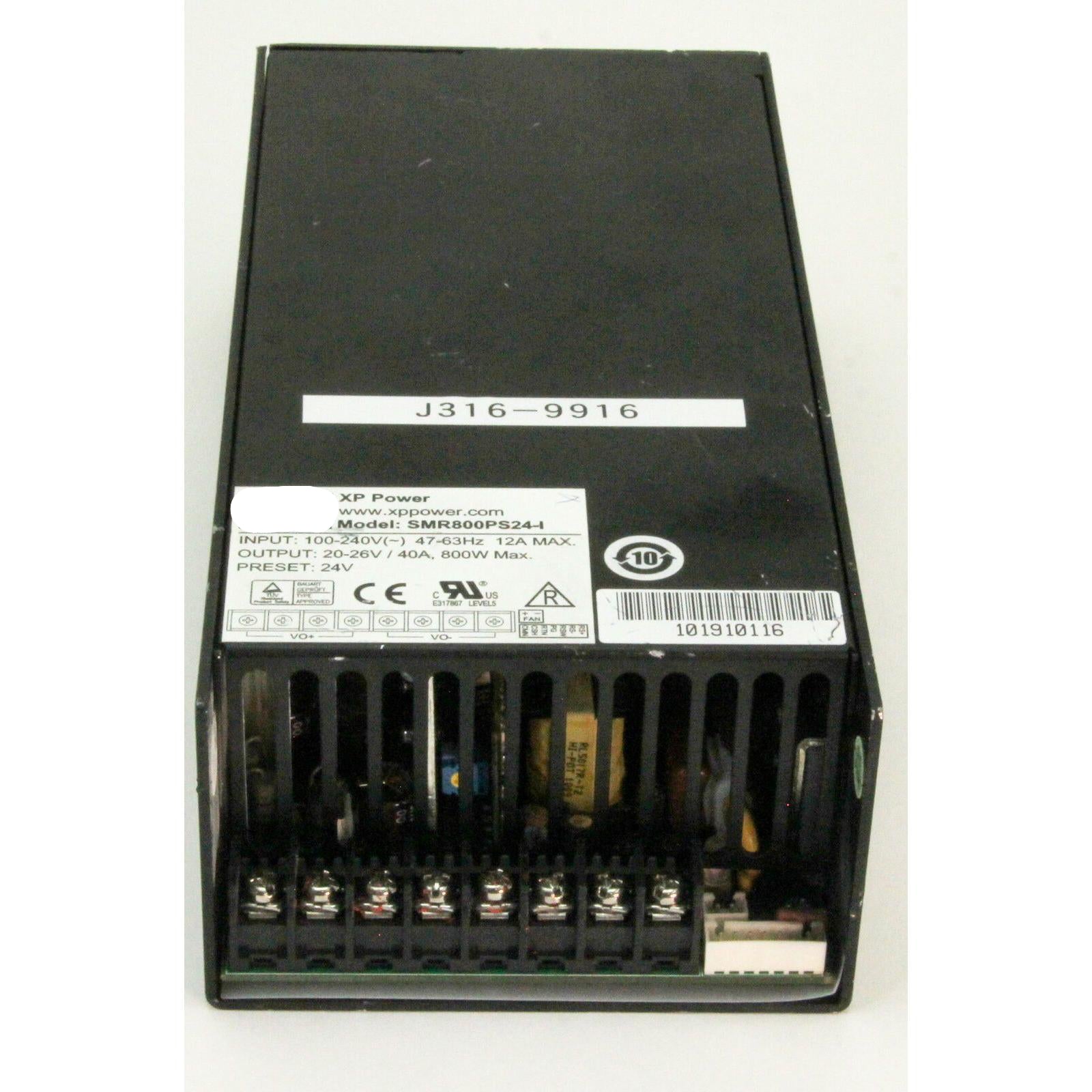 9916 XP POWER POWER SUPPLY SMR800PS24-I-FoxTI