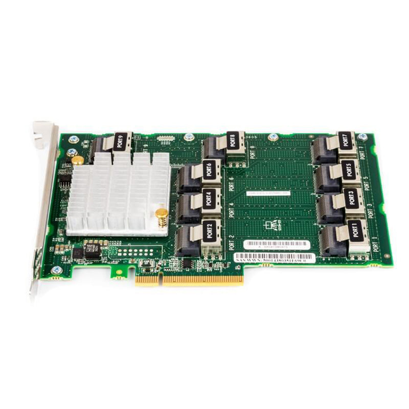 12Gbps SAS (6G SATA) Expander Card Kit 870549-B21, 28P over 9x4, w/ 2 Cables placa