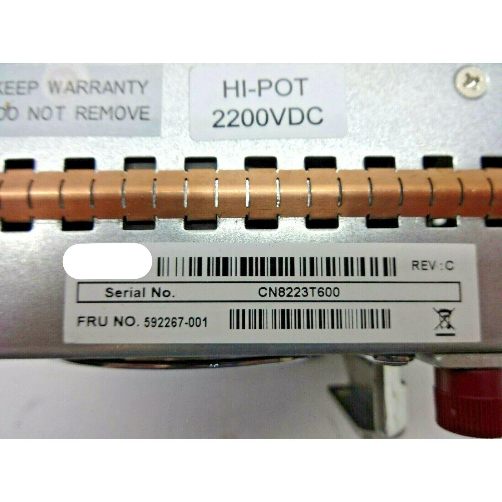 HP StorageWorks MSA2000 573W Server Power Supply 592267-001 Fonte-FoxTI