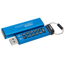 Cargar imagen en el visor de la galería, Kingston Digital 16GB DT2000 Keypad USB 3.0 ,256bit AES Hardware Encrypted (DT2000/16GB)-FoxTI