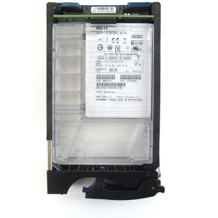 005050362 200GB SSD 3.5" SAS DRIVE V3-VS6F-200 w/VNX5700 TRAY 118000382-05