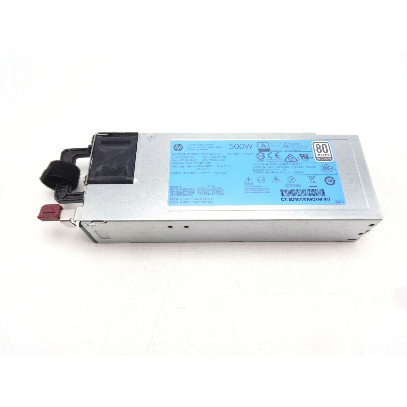 500W Gen9 Flex Slot Platinum 720478-B21 754377-001 Power Supply 658759232410