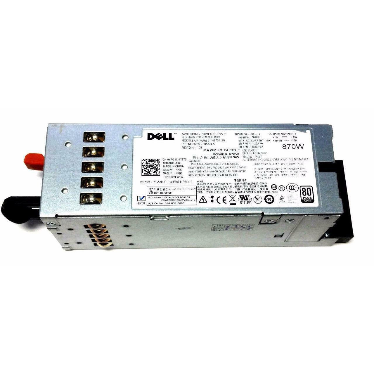 R710 T610 Server Power Supply VT6G4 YFG1C 7NVX8 D263K N870P 658759050274