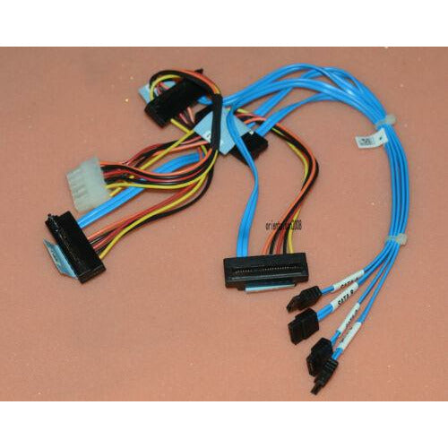 Cabo Dell P459G PowerEdge R410 4-Drop Hard Drive SATA/SAS Data / Power Cable Loom - MFerraz Tecnologia