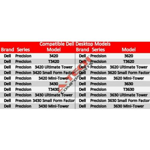 Memoria 16GB Kit 2x 8GB For Dell Precision Workstations T 3420 3430 3620 3630 Ram Memory - MFerraz Tecnologia