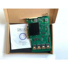 Cargar imagen en el visor de la galería, Placa controladora OEM LSI 9201-16i 6Gbps 16-lane SAS HBA P19 IT Mode ZFS FreeNAS unRAID - MFerraz Tecnologia