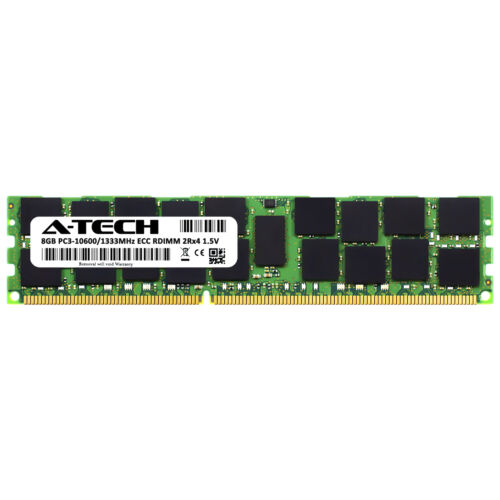 Memoria 8GB PC3-10600 ECC RDIMM Memory RAM for Dell PowerEdge R620 (A6996808 Equivalent) - MFerraz Tecnologia