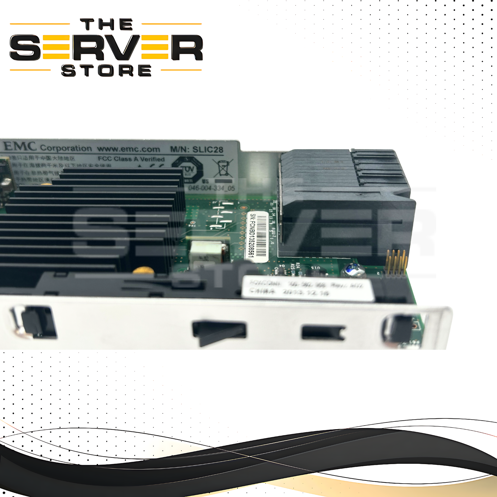 EMC 303-195-100C-01 2-Port 10Gb/s Optical I/O Module Network Card SLIC28