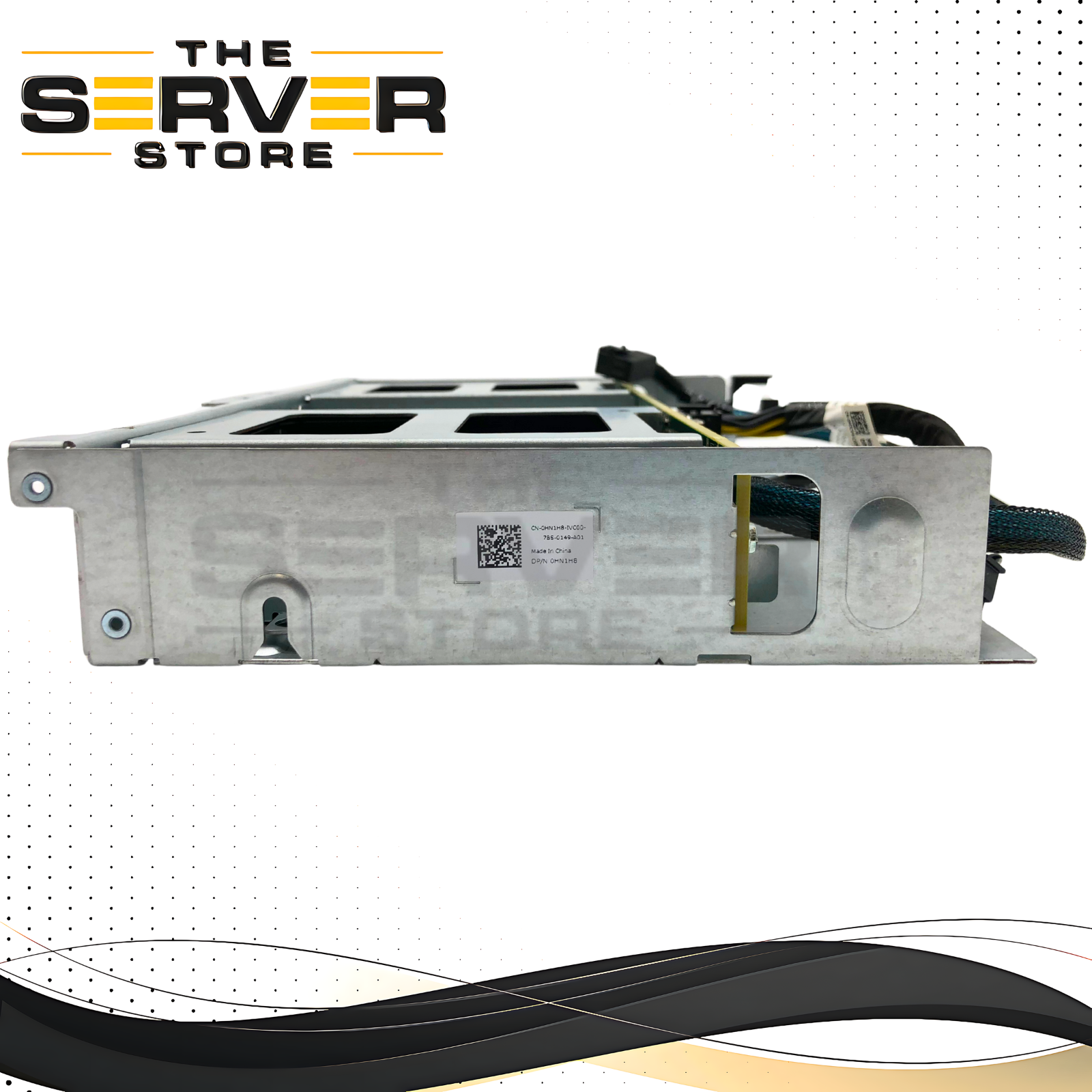 Dell PowerEdge R740xd Rear 2-Bay 2.5" LFF Hard Drive Backplane Kit with Cage & Cables. P/N: 0674FN, 0V87NX, 0M2CV4, 0HN1H8, DJCPT.