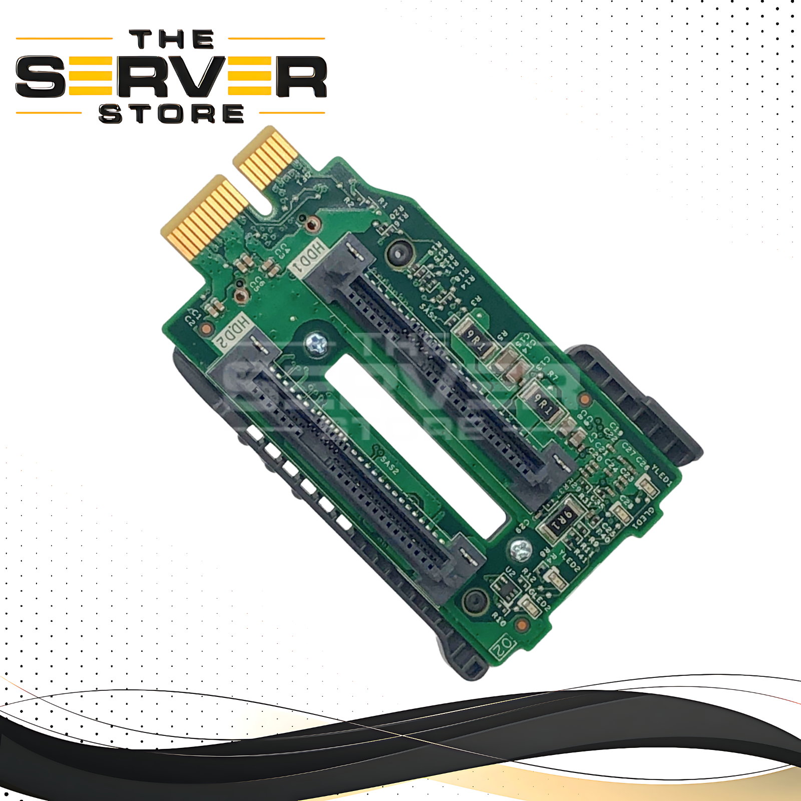 Cisco UCS C240 M5 Server Backplane with 2x 2.5-inch SAS/SATA HDD Drive Bays. P/N: 648.00v21.0011.