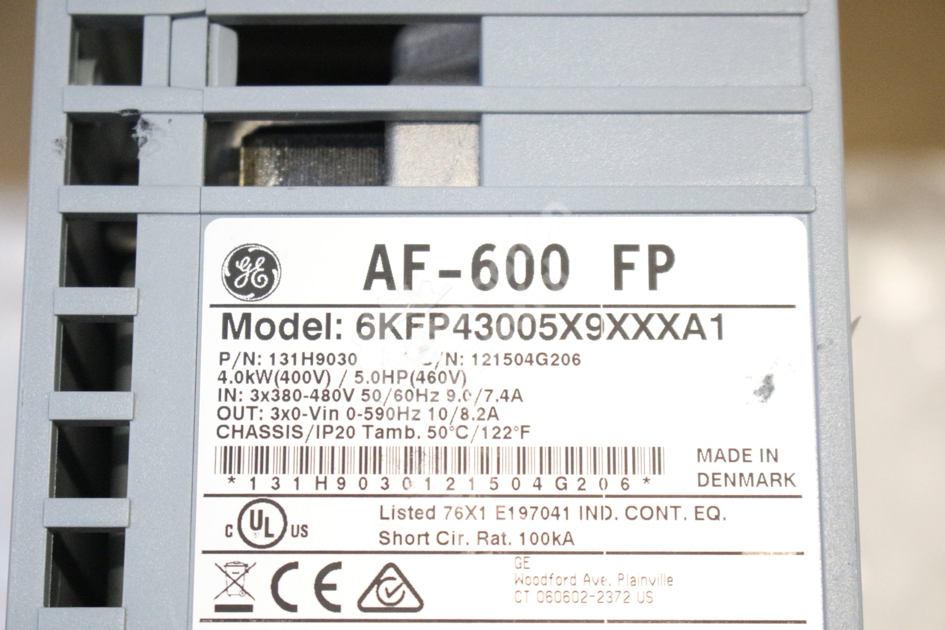 General Electric 6KFP43005X9XXXA1 131H9030  Adjustable Speed Drive