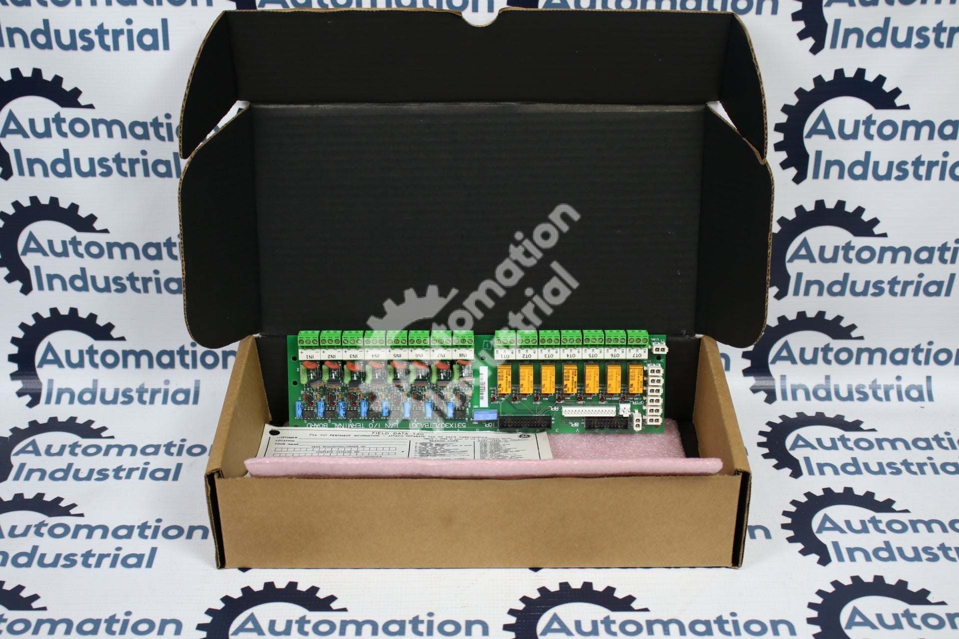GE General Electric 531X307LTNAJG1 F31X307LTBA LAN I/O Terminal Board OPEN BOX