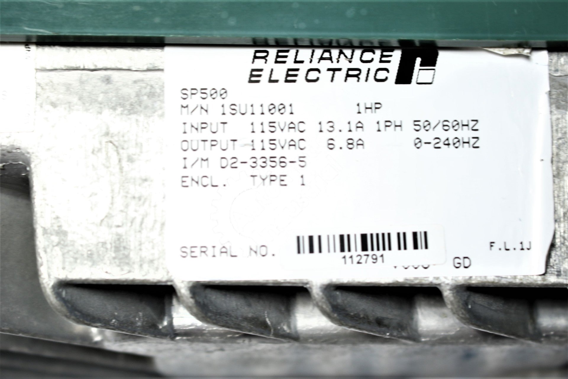 Reliance Electric 1SU11001 SP500 1HP 3Phase AC Drive