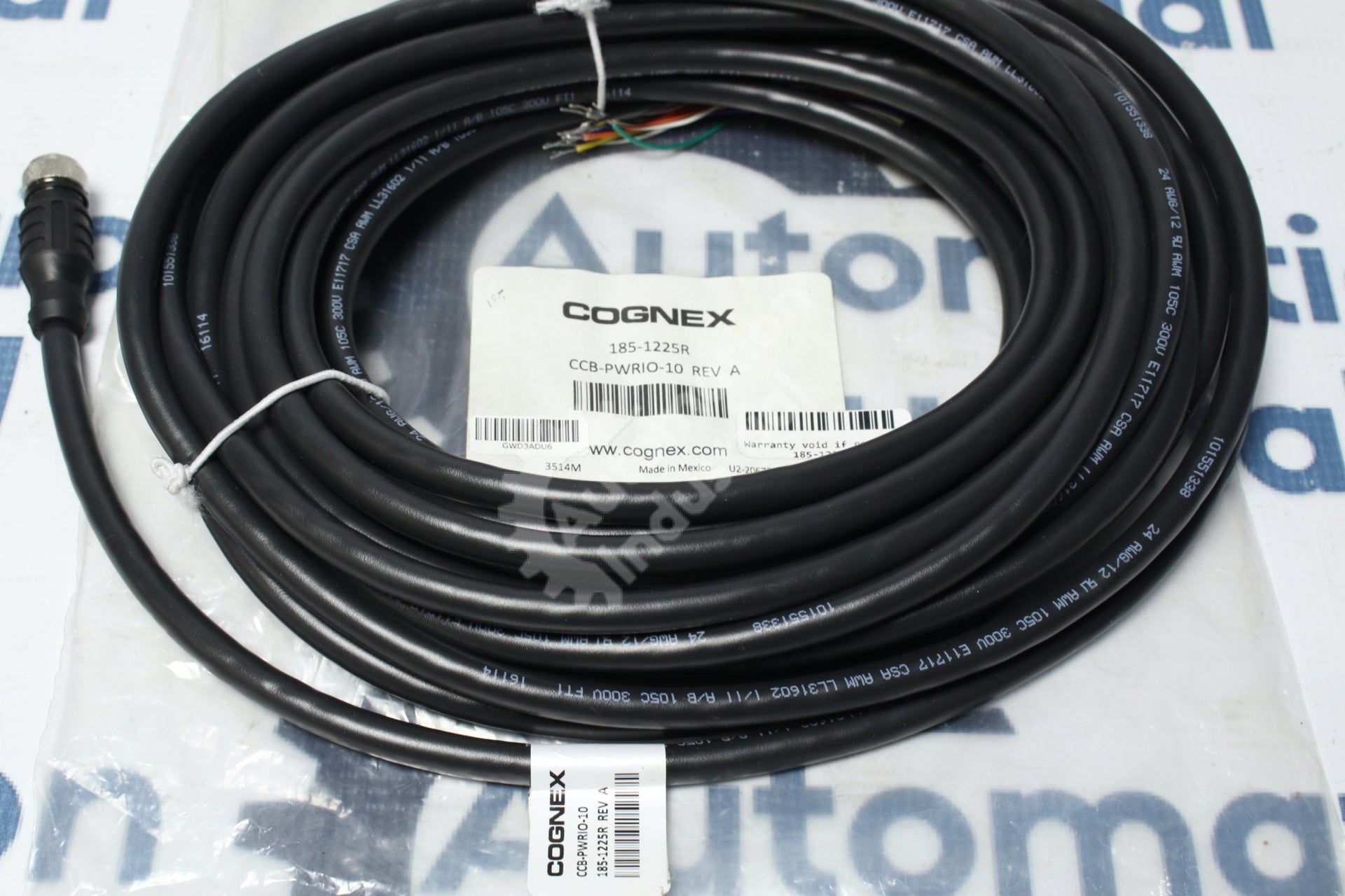 Cognex In-Sight 7000 CCB-PWRIO 185-1225R Power And I/O Cable OPEN BOX