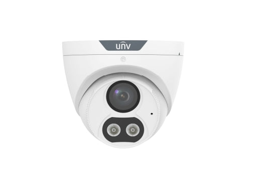 Uniview IPC3612SR-ADF28KMC-DL-H 2MP Dual Light Fixed Turret, 2.8mm, Built-in Mic & Speaker
