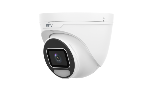 Uniview IPC3638SE-ADF28K-WP-I1  8MP White Light Wise-ISP Turret, 2.8mm, 1/1.2@F1.0