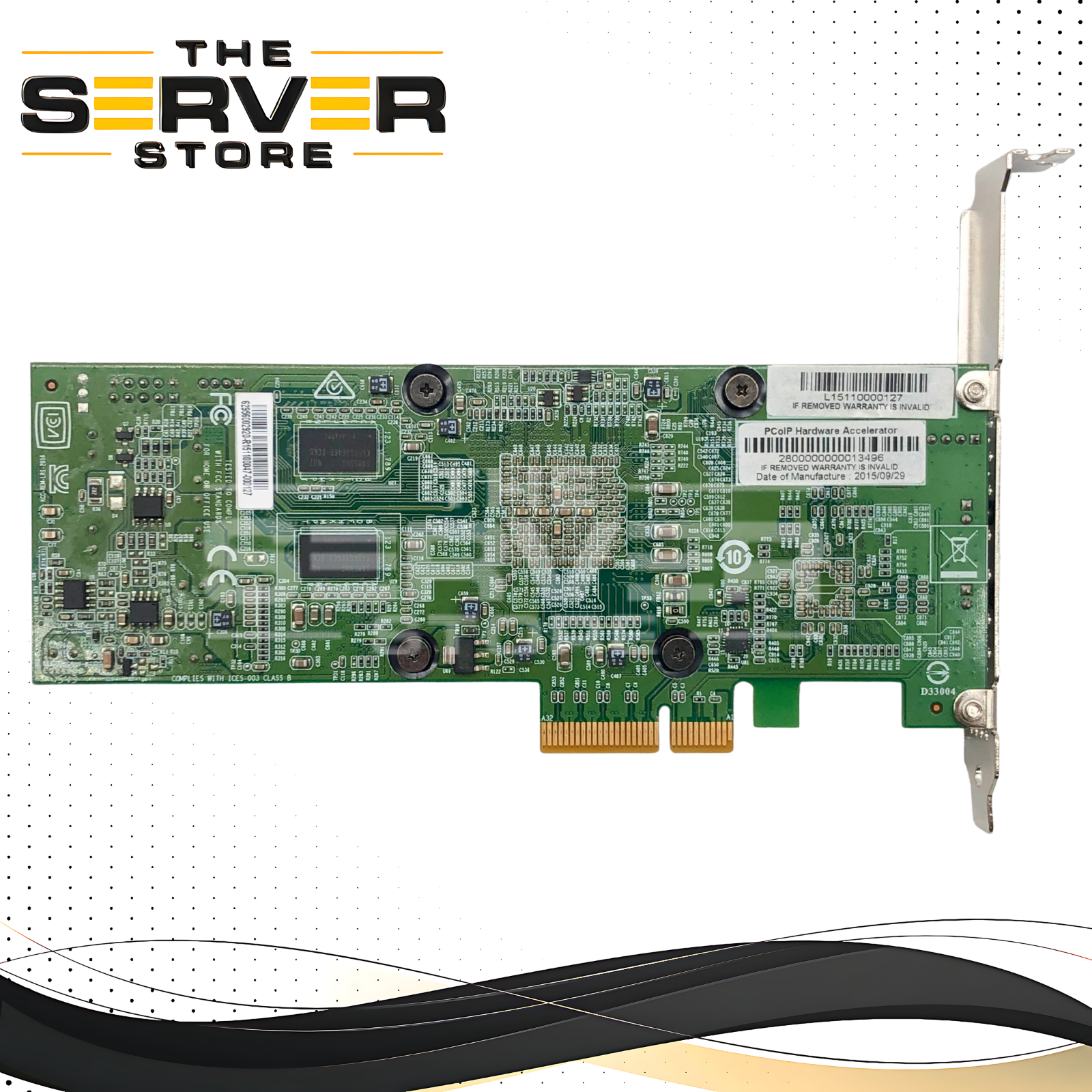 Teradici APEX 2800 High Profile PCoIP Hardware Accelerator PCIe Server Card for Virtual Desktop Infrastructure (VDI) Environments. P/N: T2800H0101.