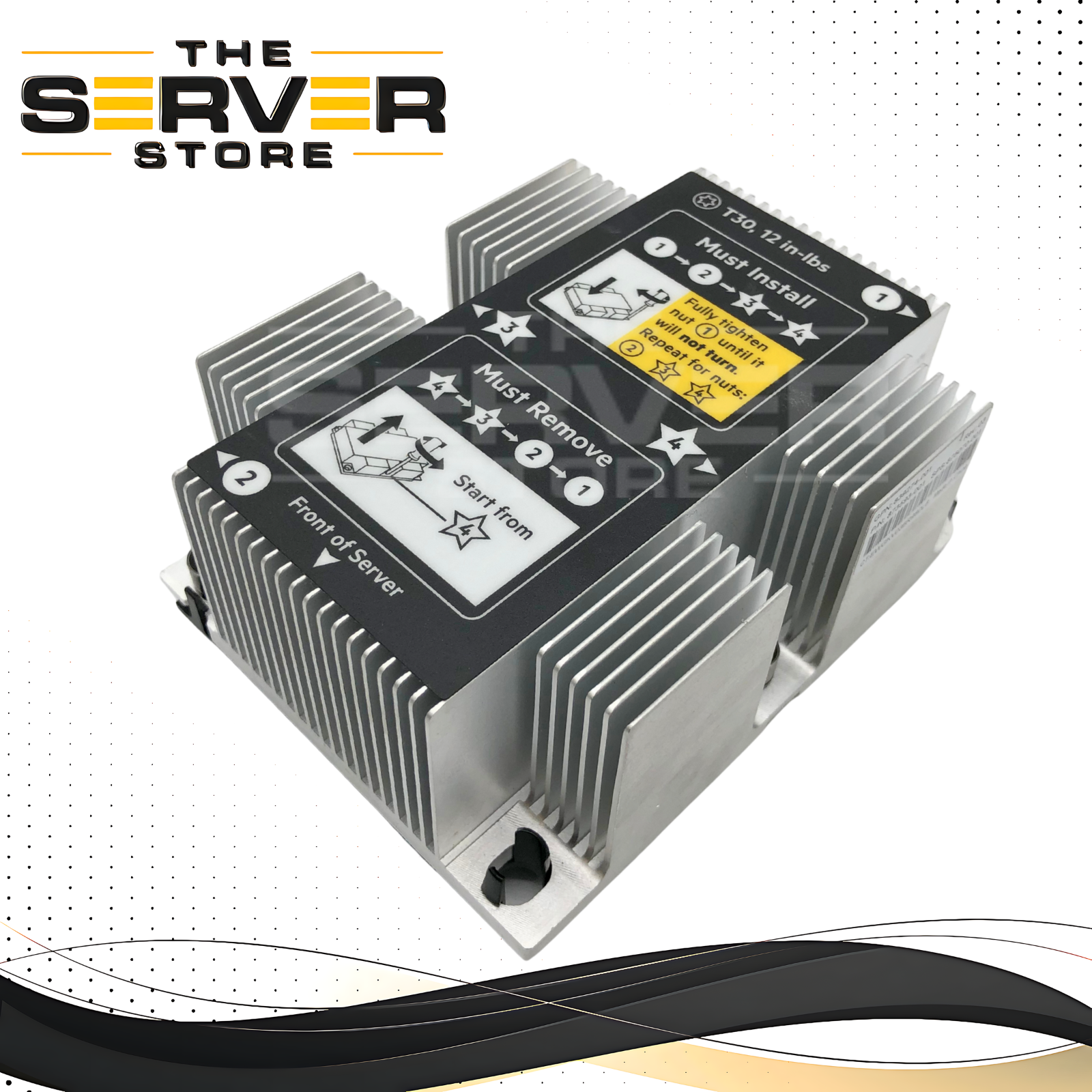HPE ProLiant DL380 / DL380p Gen10 Server Standard CPU Processor Heatsink. P/N: 875070-001.