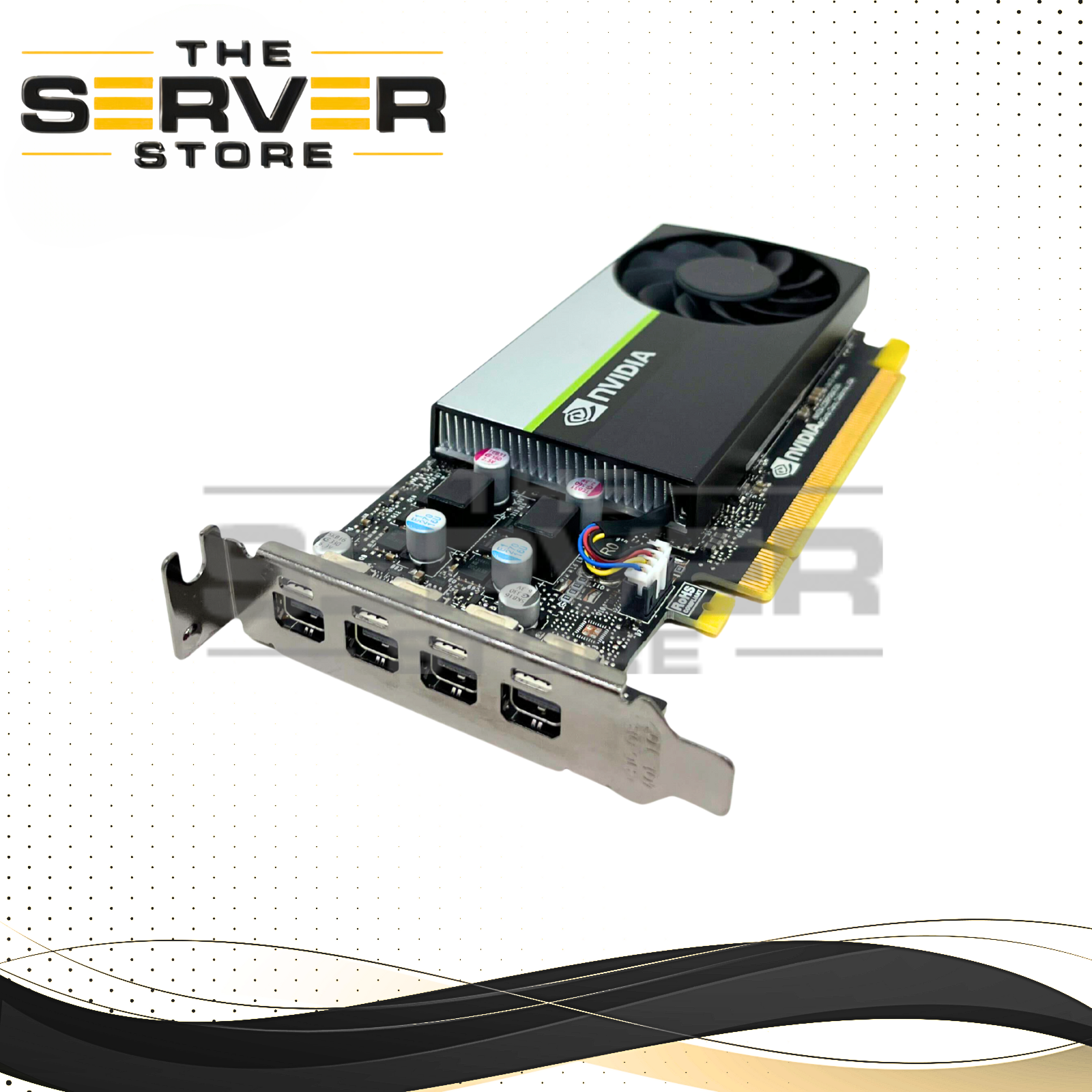 Dell NVIDIA T1000 4GB GDDR6 Quad DisplayPort Low Profile GPU 08FFPN 8FFPN