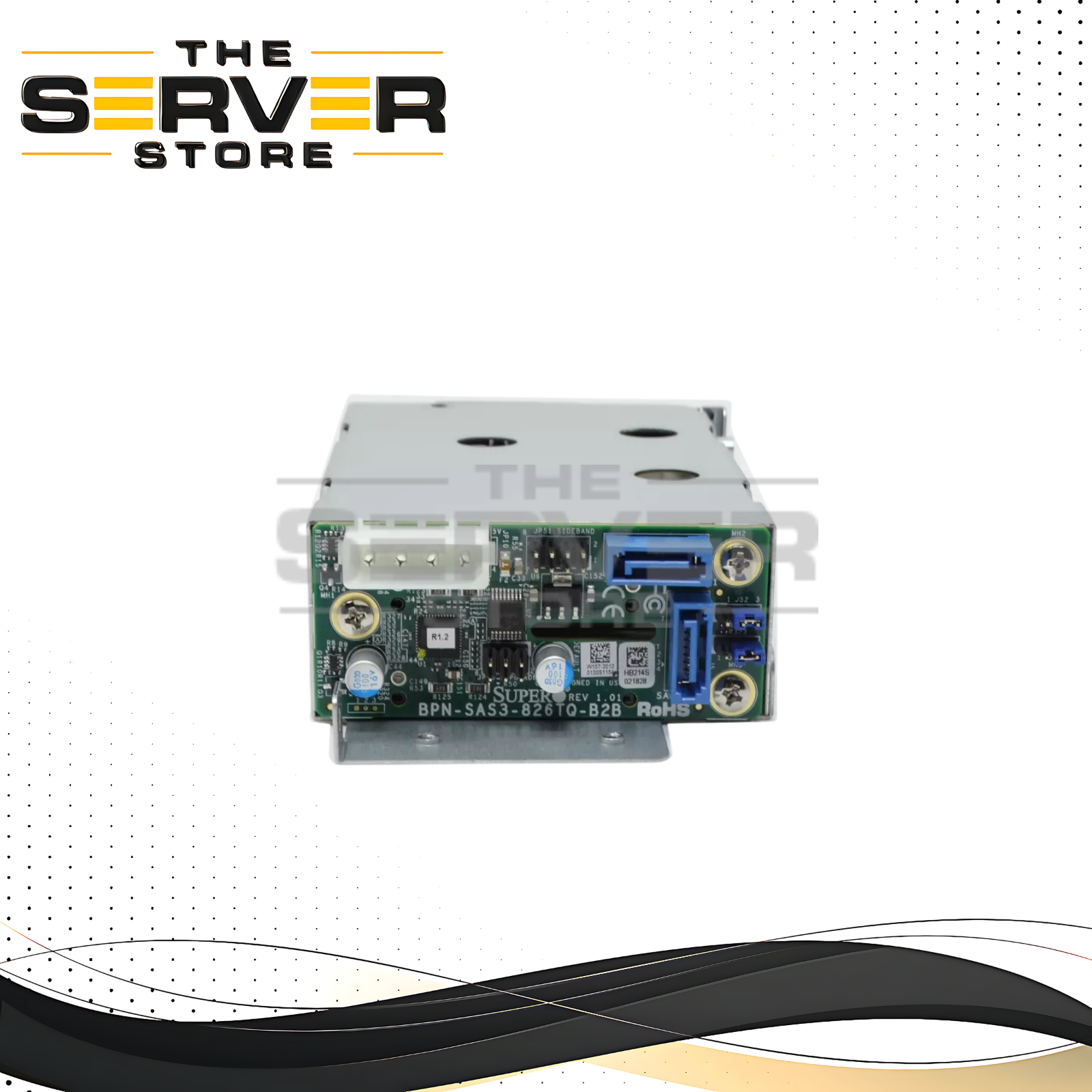 Supermicro Rear 2x2.5" Hard Drive (HDD) Enclosure Accessory MCP-220-82616-0N