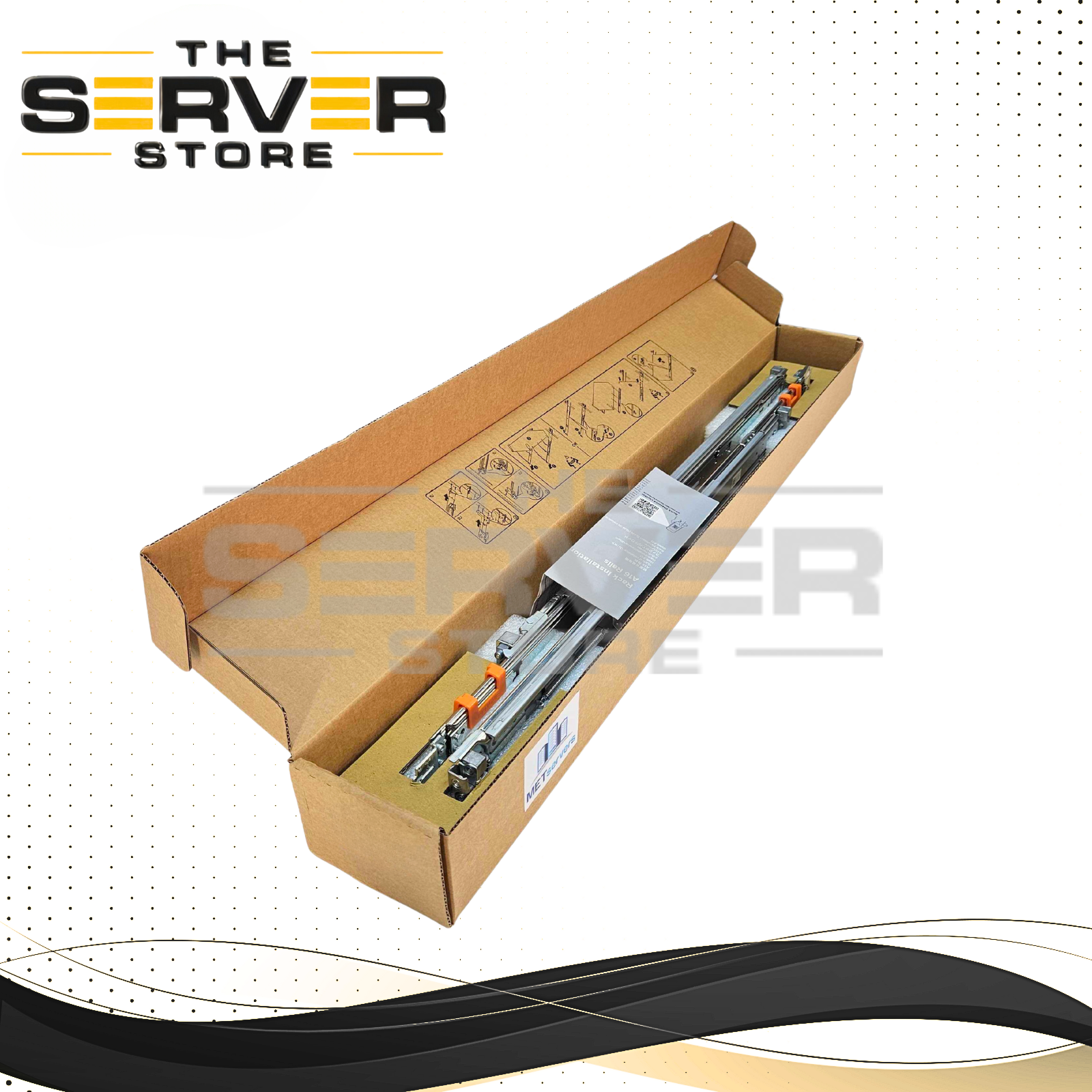 Dell A16 1U Sliding Ready Drop-In/Stab-In Tool-Less 4-Post Rail Kit 0C7GT1 C7GT1 (New)