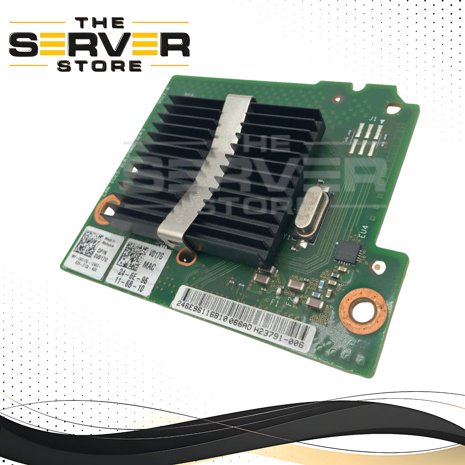 Dell Intel i350 Quad-Port 1GbE RJ-45 Blade Network Daughter Card (BNDC) for PowerEdge Servers. P/N: H23794-003, H23793-003, H23791-006, 0V017G, V017G.