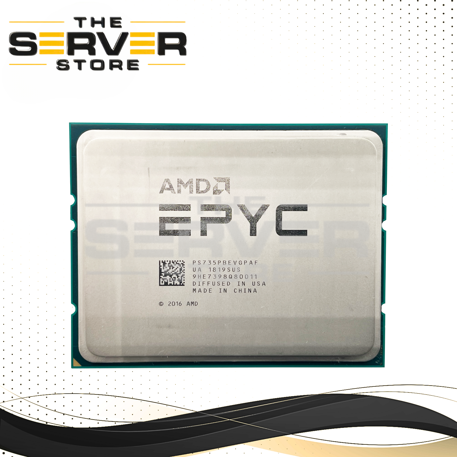 AMD EPYC 7351P 2.4GHz 16 Core 64MB 170W SP3 CPU (Unlocked) PS735PBEVGPAF