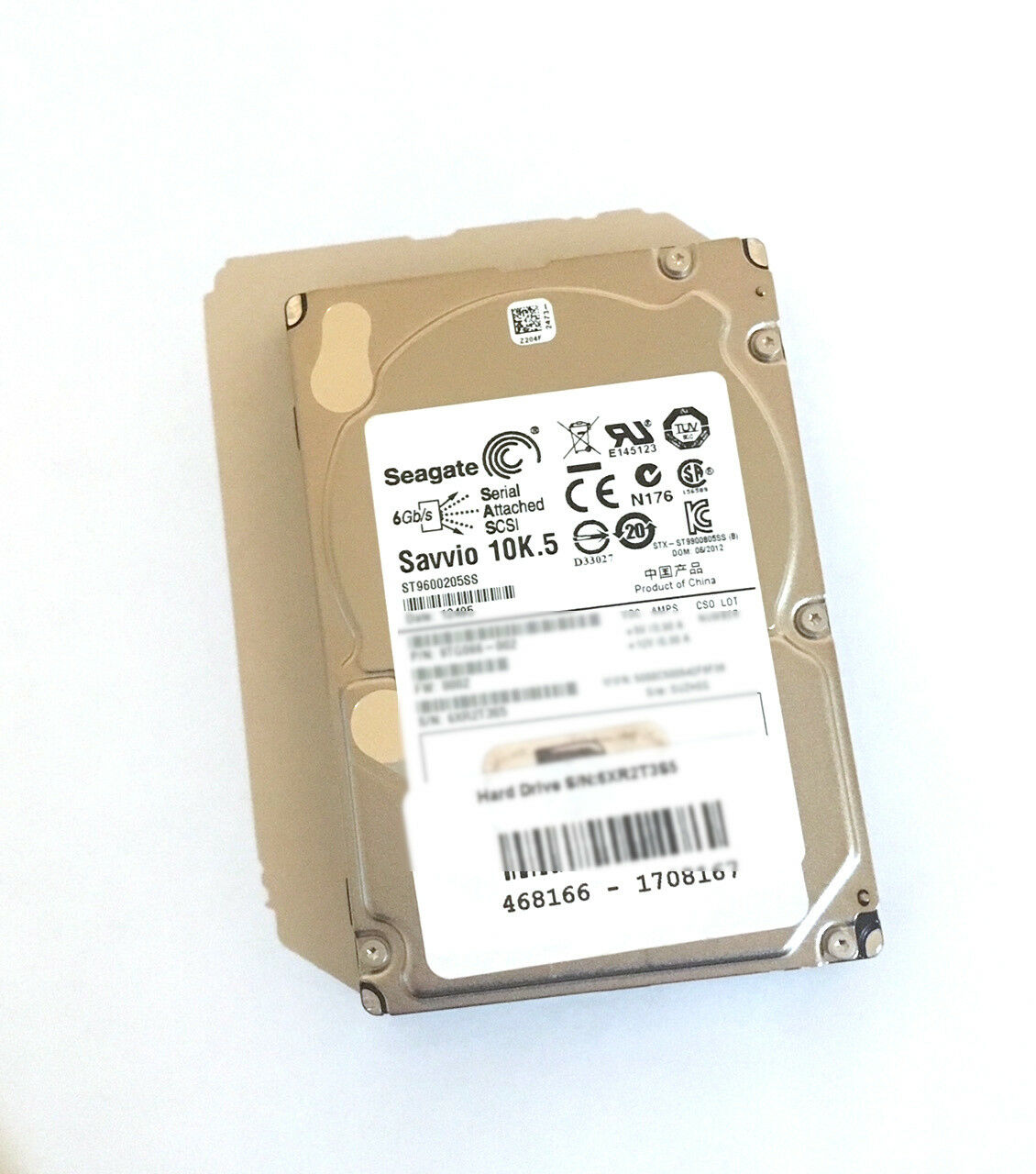 Dell Perc H310 SAS Card, 2x 600G 10K 2.5" SAS Drives, & Cable