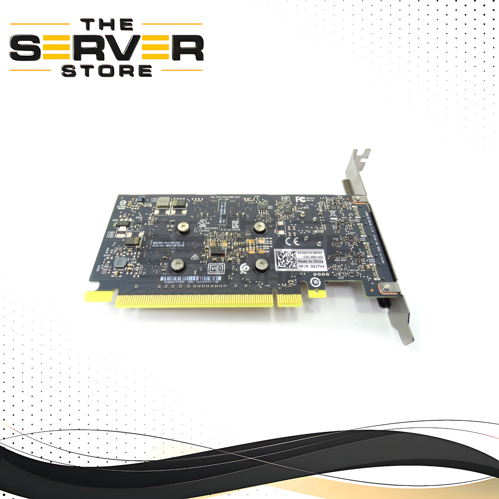 Dell Nvidia Quadro P1000 4GB GDDR5 Graphic Card 4 x Mini Display (R27V4)