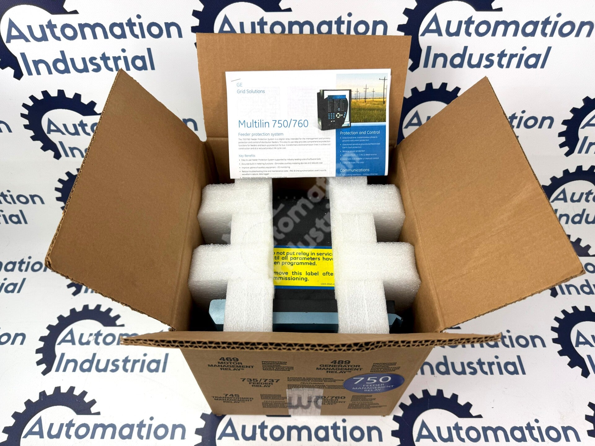 GE Multilin 750-P5-G1-S1-HI-A20-G-E Feeder Management Relay