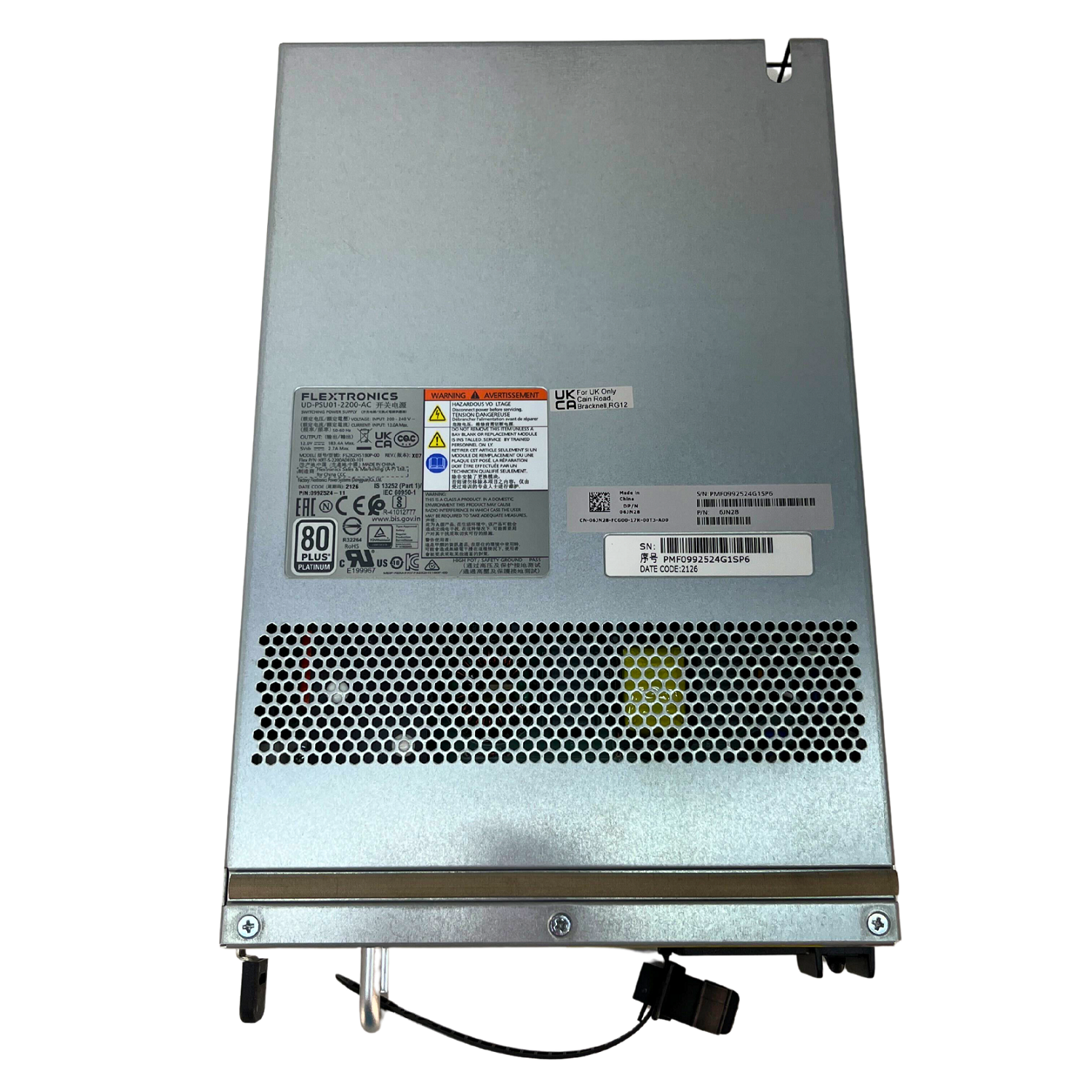 FLEXTRONICS 240V 80Plus Platinum Switching Power Supply (6JN28)