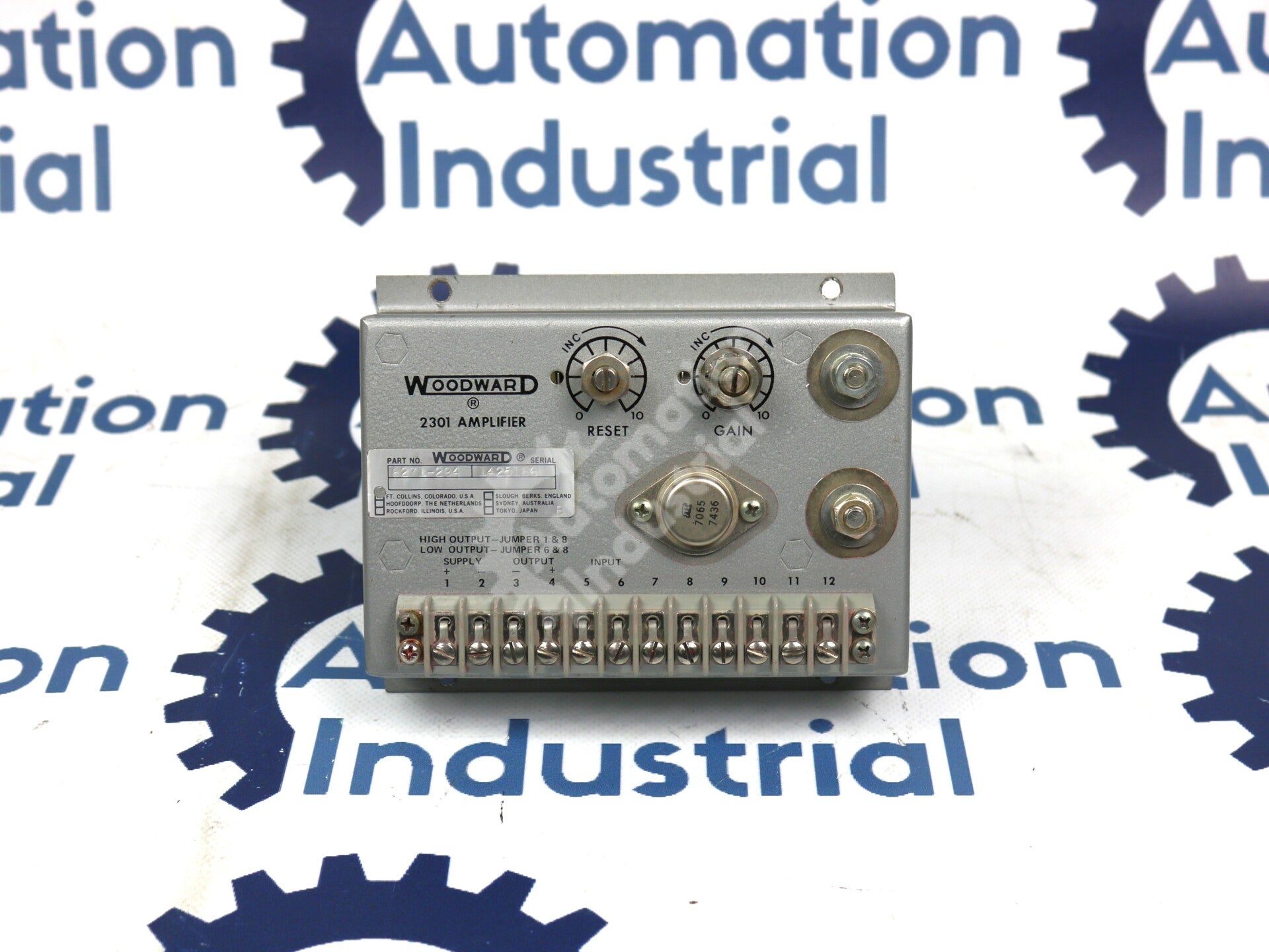 8271-294 By Woodward Speed Control Amplifier