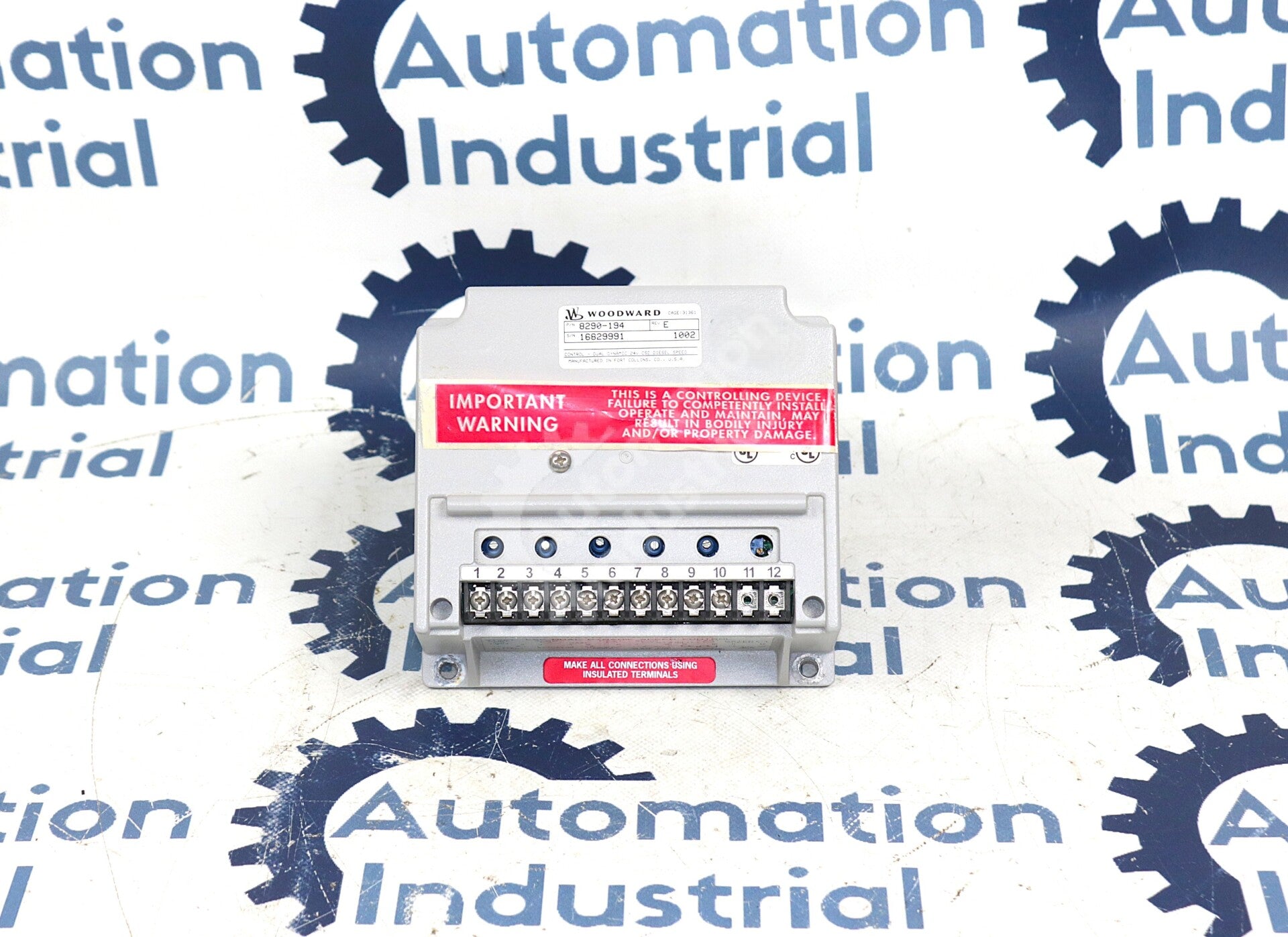 8290-194 By Woodward Compatible W/Diesel Engine EPG Speed Control Module
