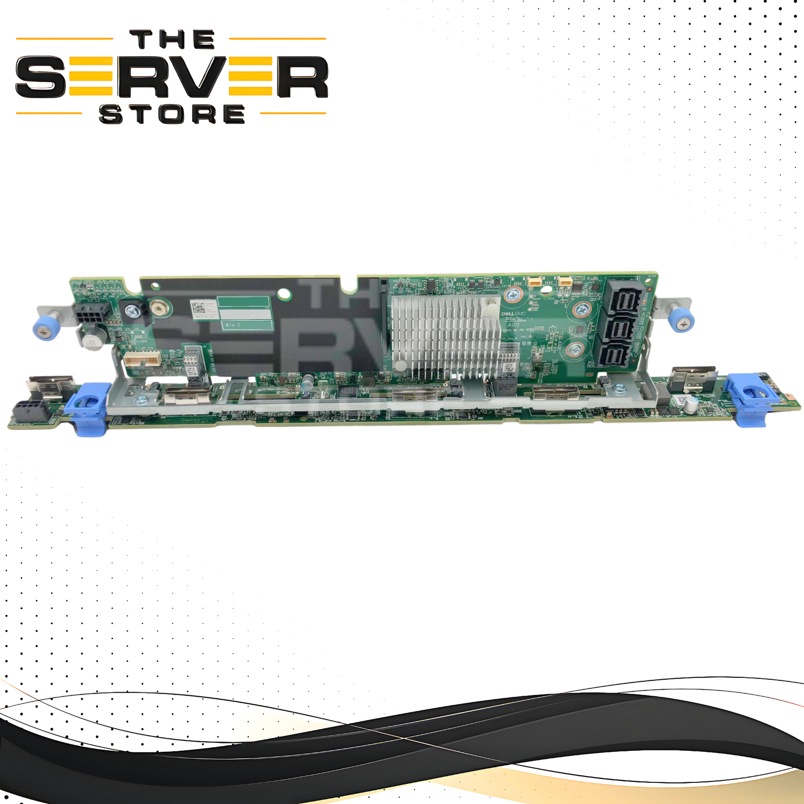 Dell PowerEdge R640 10-Bay 2.5" NVMe SSD Backplane Board (4-in-1 Configuration). P/N: NFNNV, 0NFNNV.