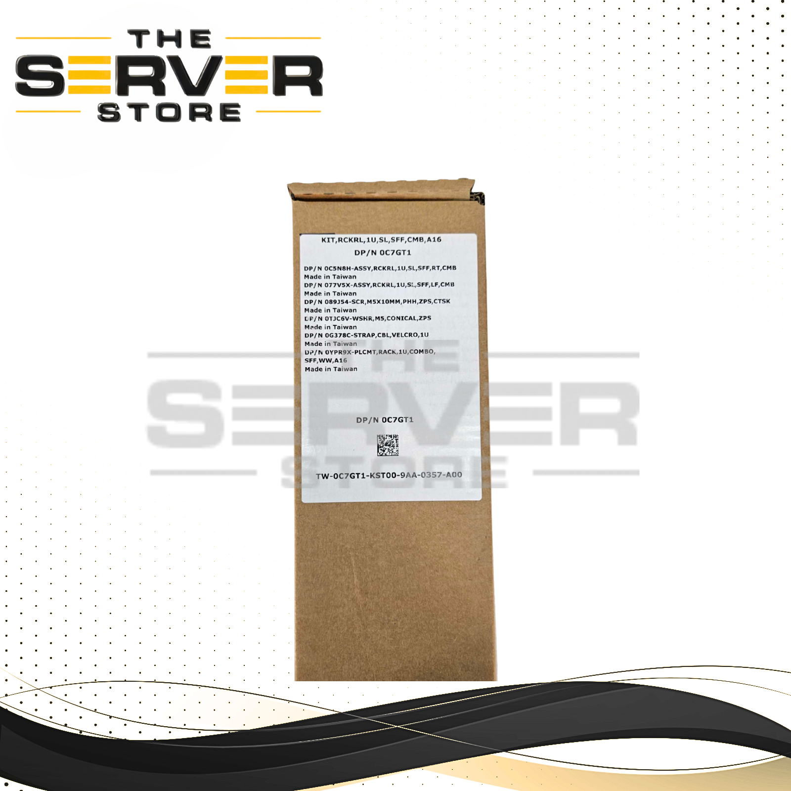 Dell A16 1U Sliding Ready Drop-In/Stab-In Tool-Less 4-Post Rail Kit 0C7GT1 C7GT1 (New)