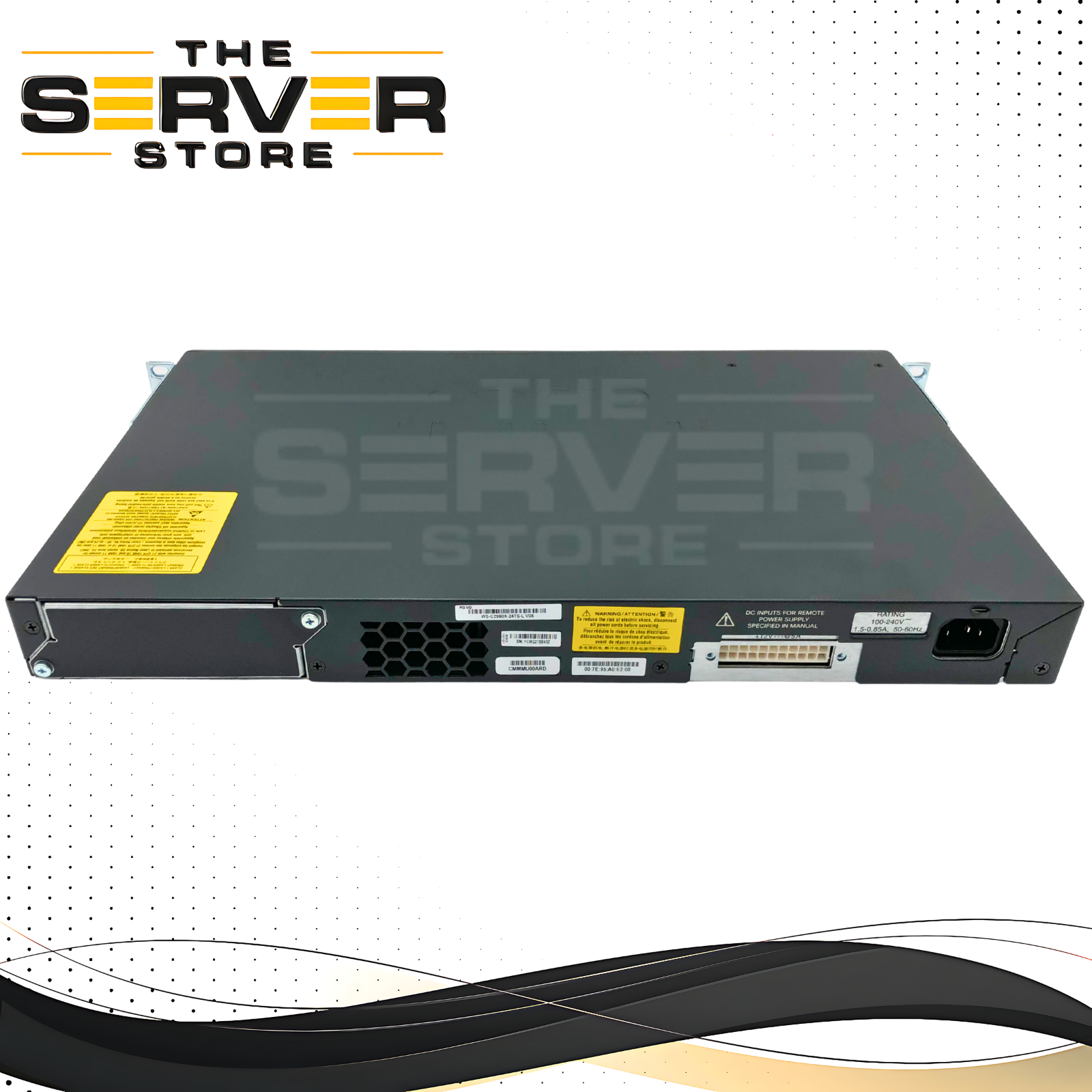 (AS - IS ) Cisco Catalyst 2960-X Series 24-Port Gigabit Ethernet (GigE) Switch with 4x 1 Gigabit SFP Uplink Ports. Front-to-Back Airflow. P/N: WS-C2960X-24TS-L.