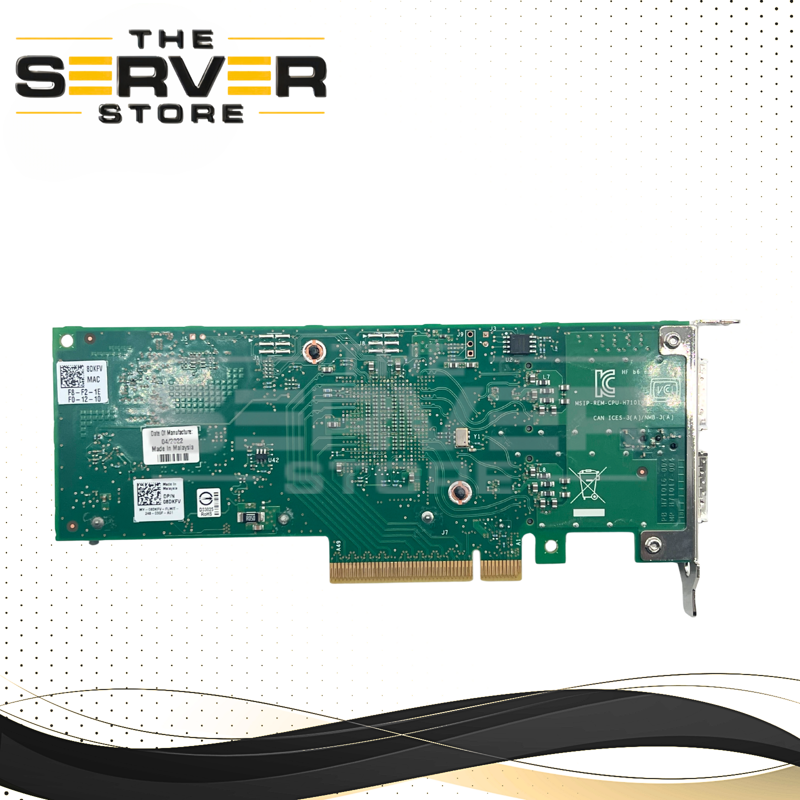 Dell Intel XL710-QDA2 Dual Port 40Gbe QSPF+ Converged Network Adapter (CNA) 08DKFV 8DKFV