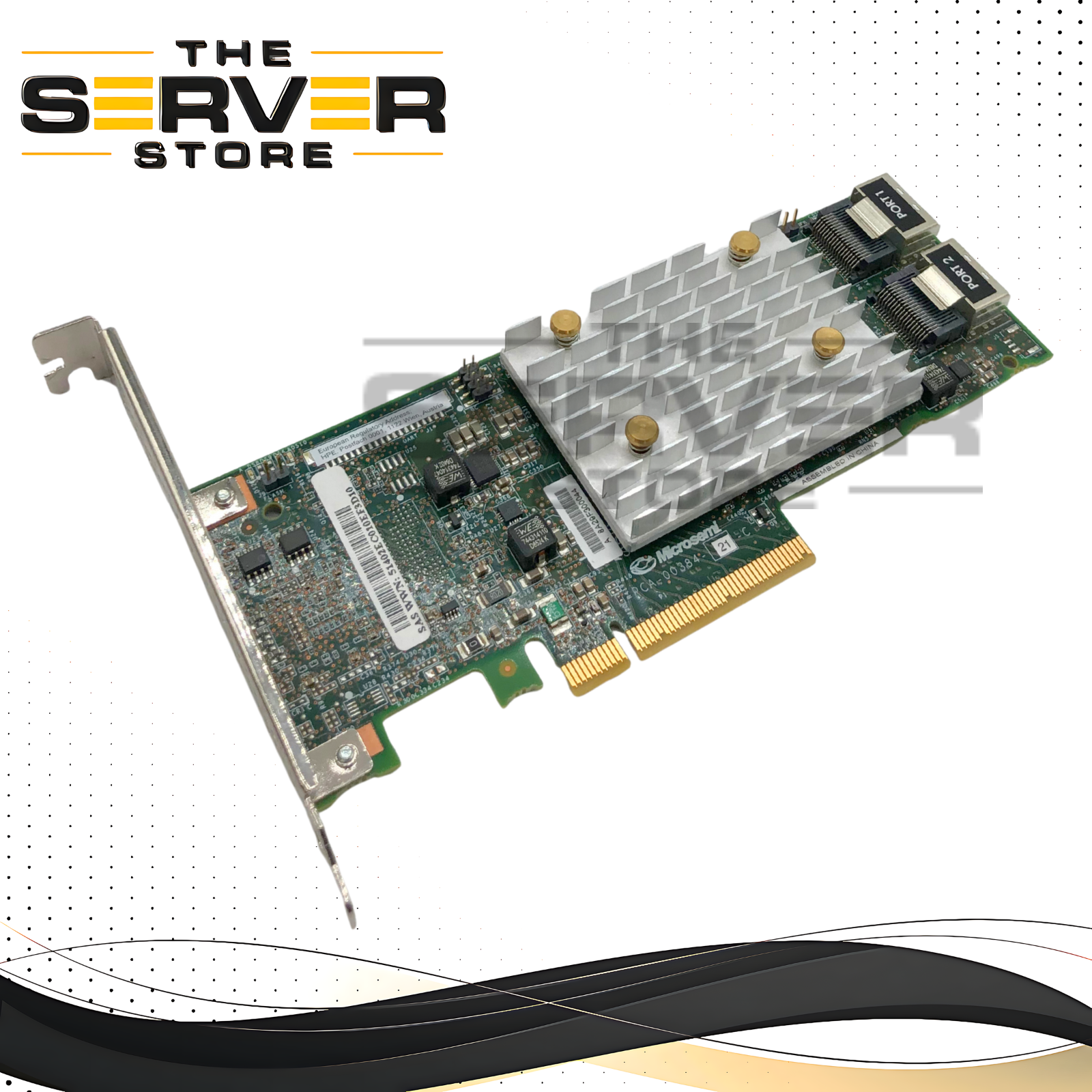 HPE Smart Array E208i-p SR 8-Port 12Gb/s SAS/SATA PCIe RAID Controller for ProLiant Gen10 Servers. RAID 0, 1, 5, 10. P/N: 836266-001.