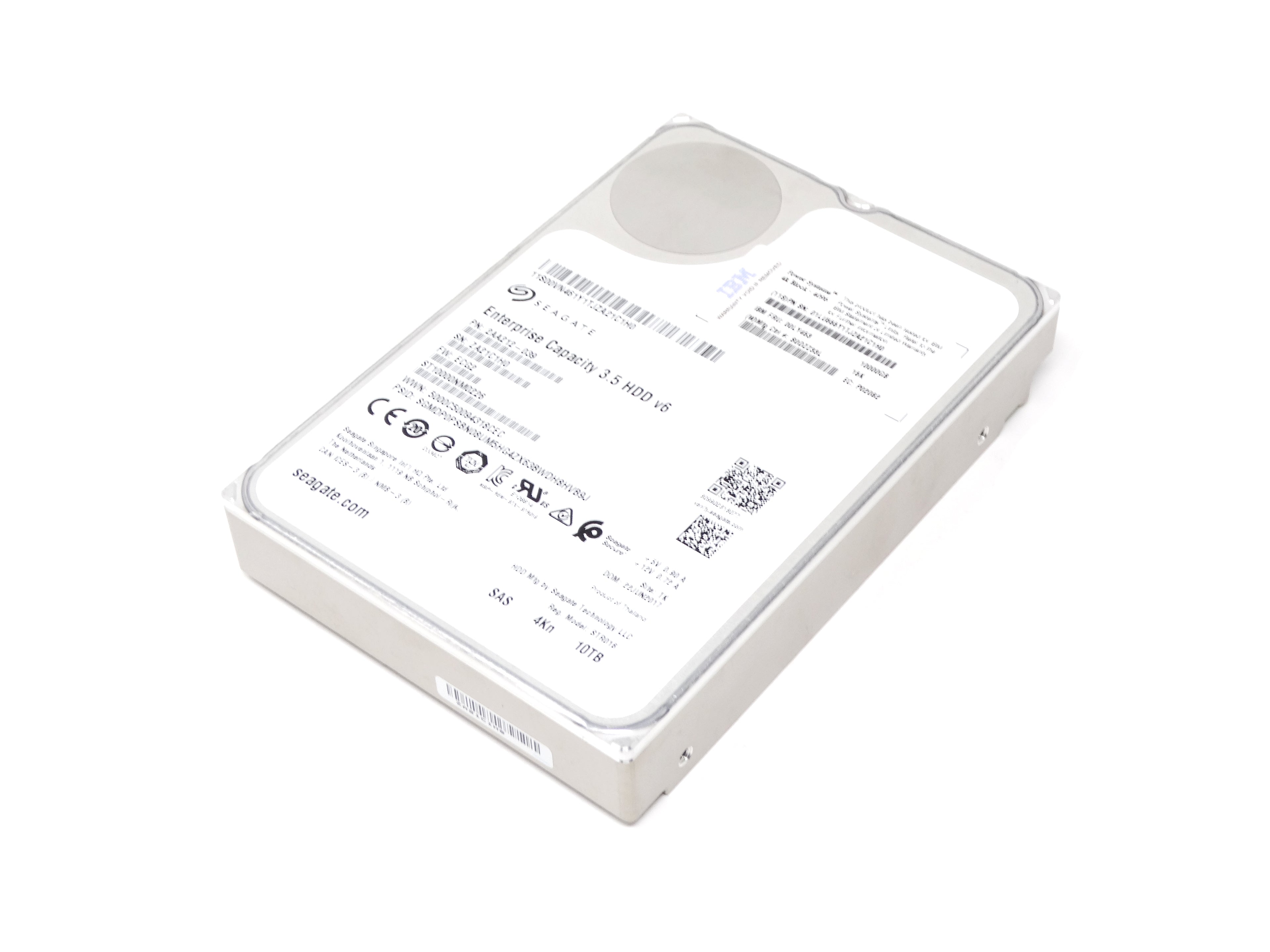 IBM 10TB 7.2K SAS 12Gbps  3.5" HDD Hard Drive (00LY453)