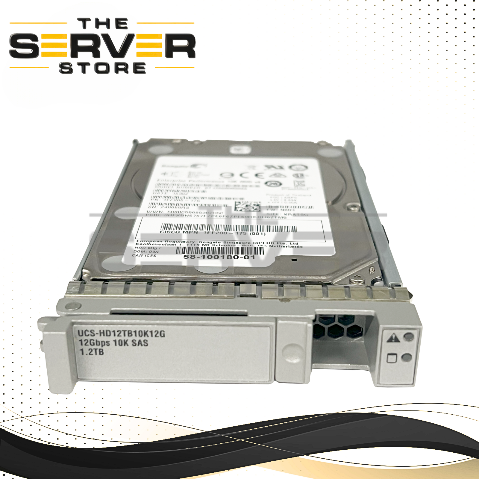 Cisco 1.2TB SAS 12G 10K SFF 2.5" HDD w/Tray Seagate ST1200MM0088 68-100628-01