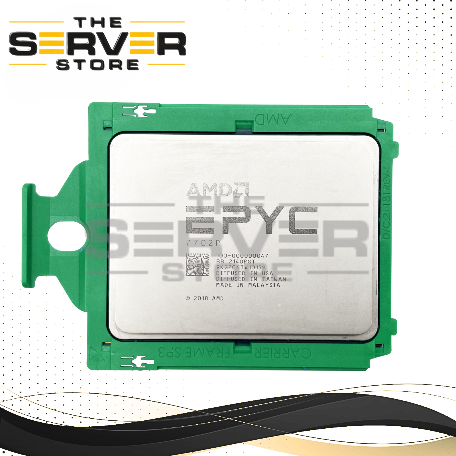 (Lenovo Locked) AMD EPYC 7702P 2GHz 64 Core 256MB 200W SP3 CPU 100-000000047