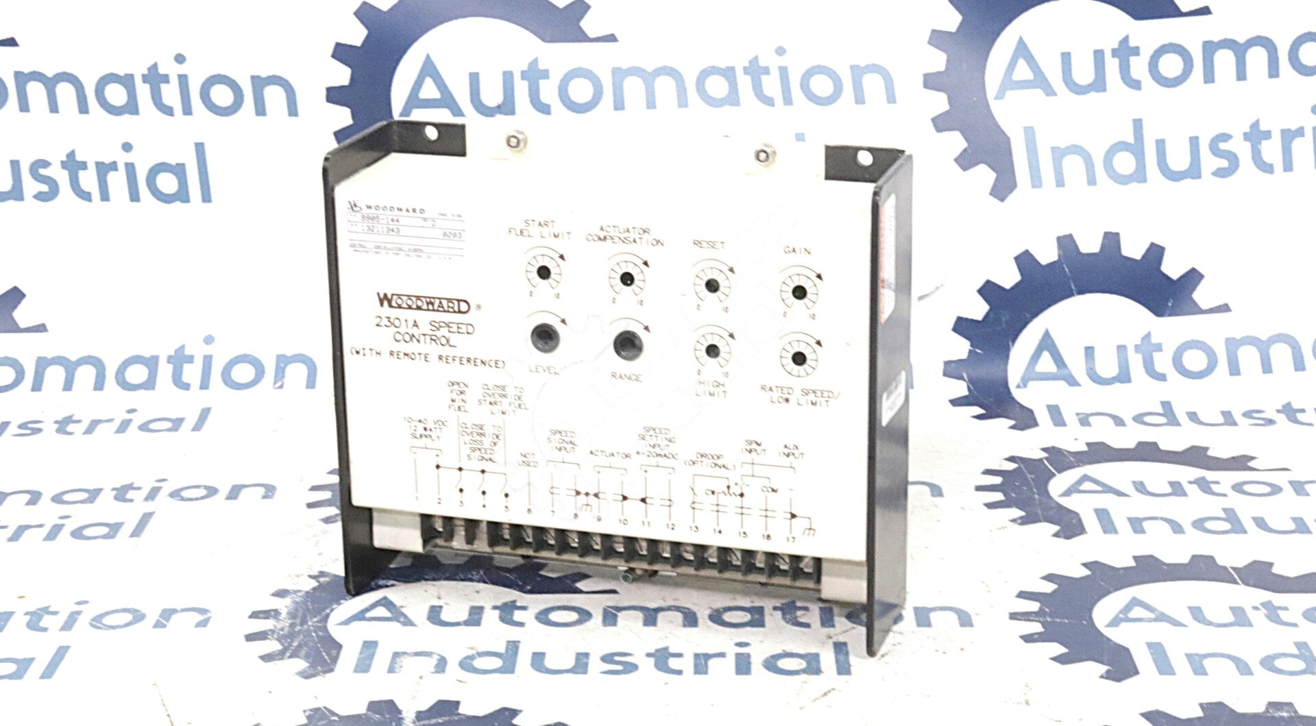 9905-144 By Woodward 4-20A 10–40VDC Full Authority Speed Control Module