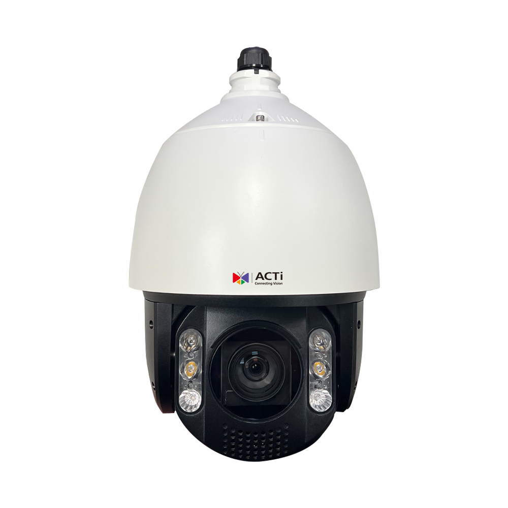 ACTi A967 5MP Deep Learning AI ColorGuard 33x Outdoor PTZ with IR LED 250m, White LED 100m